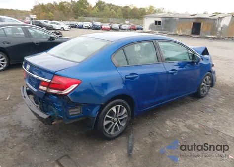 2015 Honda Civic Ex из США, поврежденный, VIN 19XFB2F89FE257963